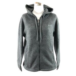 Gramicci Womens Wine Down Hoodie Jacket Full Zip Pockets Recycled Poly Gray L